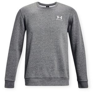 UNDER ARMOUR Men's Essential Fleece Crew Gray Sweatshirt🆕️✨️ size 3X